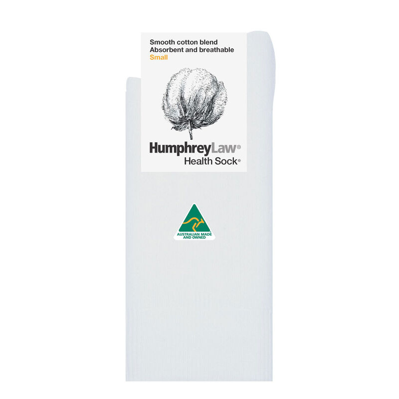 Humphrey Law Plain Knit Cotton Health Socks image number 2